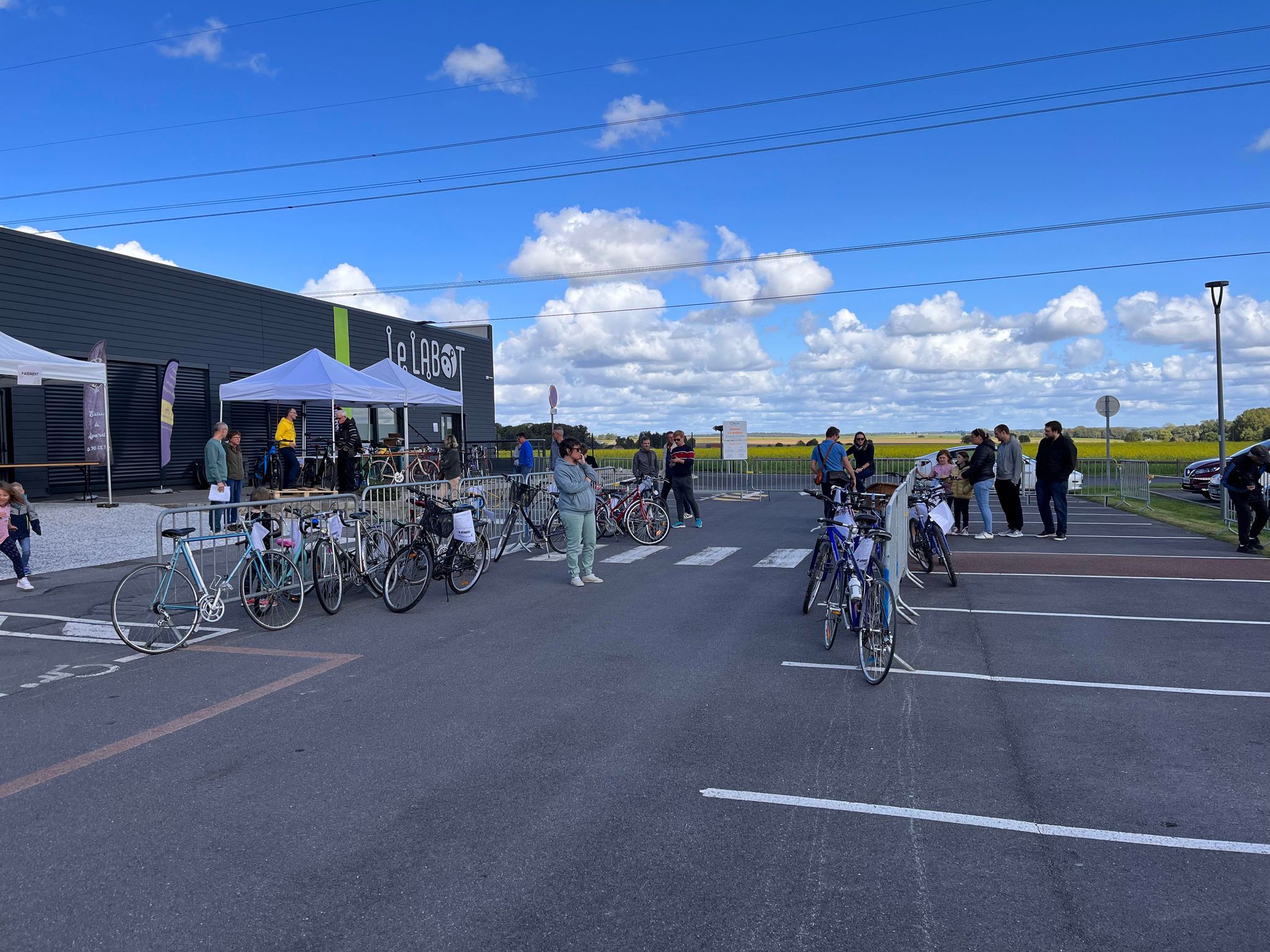 Pince à vélo - Campagnes de l'Artois