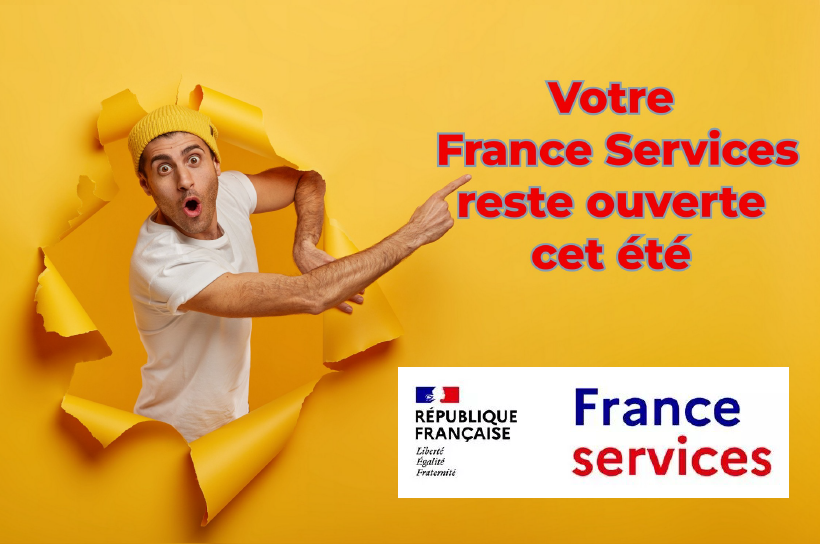 Votre France Services reste ouverte cet été ! (1/1)