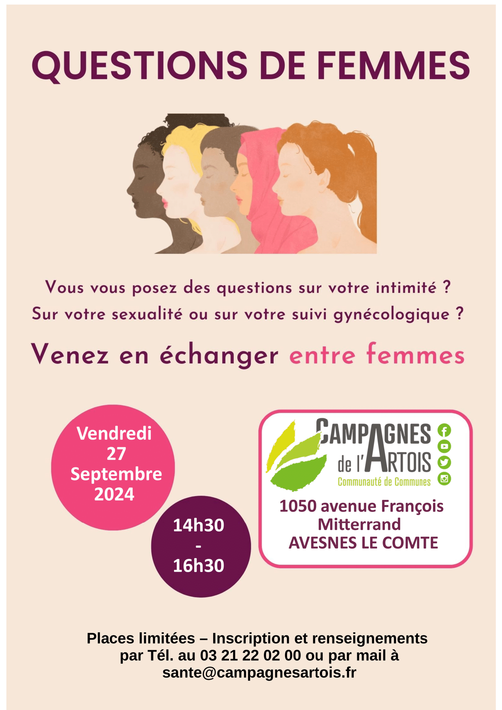 Questions de Femmes : Venez échangez sans tabou (1/1)