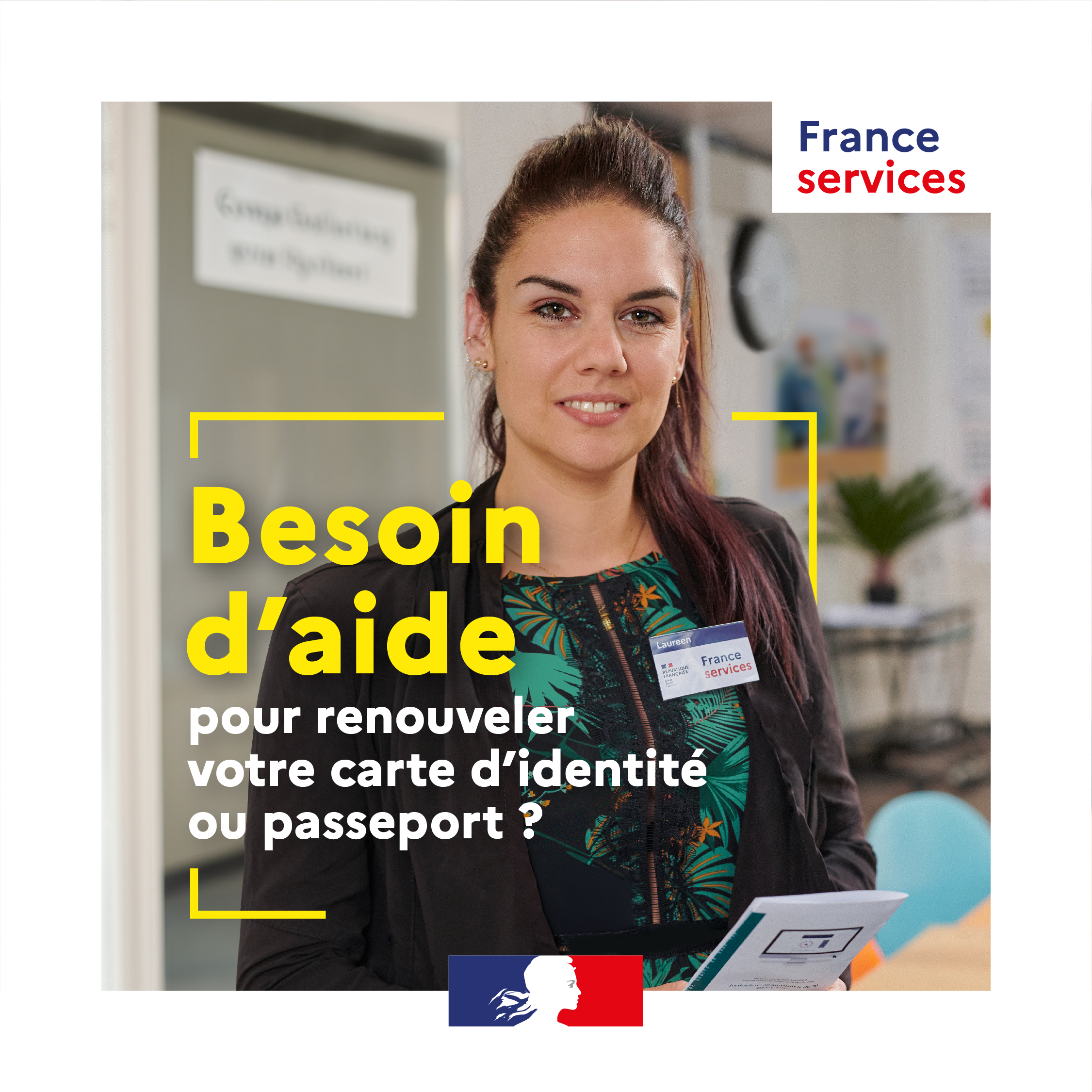 Renouveler votre carte d'identité ou votre passeport avec France Services !